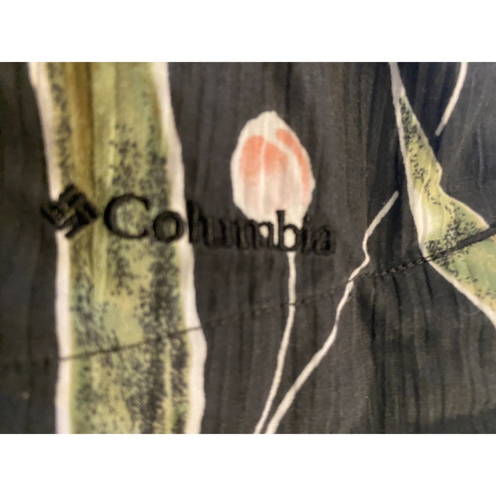 Columbia River Resort s shirt top bamboo black pink green - Picture 5 of 6